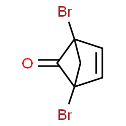 ChemSpider 2D Image | 1,4-Dibromobicyclo[2.1.1]hex-2-en-5-one | C6H4Br2O