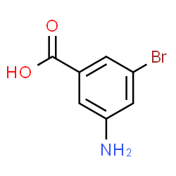 ChemSpider 2D Image | 3-Amino-5-bromobenzoic acid | C7H6BrNO2