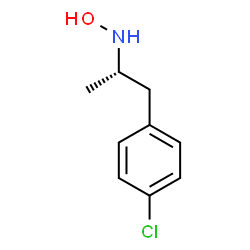 ChemSpider 2D Image | (2S)-1-(4-Chlorophenyl)-N-hydroxy-2-propanamine | C9H12ClNO