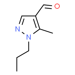 ChemSpider 2D Image | 5-methyl-1-propylpyrazole-4-carbaldehyde | C8H12N2O