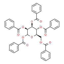 ChemSpider 2D Image | 1,2,3,4,6-Penta-O-benzoyl-D-mannopyranose | C41H32O11
