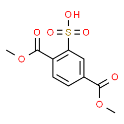 ChemSpider 2D Image | 2,5-Bis(methoxycarbonyl)benzenesulfonic acid | C10H10O7S
