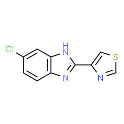 ChemSpider 2D Image | 5-CHLOROTHIABENDAZOLE | C10H6ClN3S
