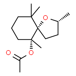ChemSpider 2D Image | 6-ACETOXYDIHYDROTHEASPIRANE | C15H26O3