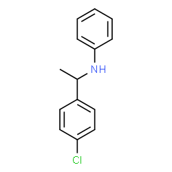 ChemSpider 2D Image | N-[1-(4-Chlorophenyl)ethyl]aniline | C14H14ClN