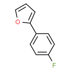 ChemSpider 2D Image | 2-(4-Fluorophenyl)furan | C10H7FO
