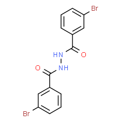 ChemSpider 2D Image | 3-Bromo-N'-(3-bromobenzoyl)benzohydrazide | C14H10Br2N2O2