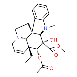 ChemSpider 2D Image | vindorosine | C24H30N2O5