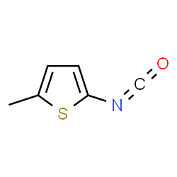 ChemSpider 2D Image | 2-Isocyanato-5-methylthiophene | C6H5NOS