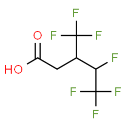 ChemSpider 2D Image | 4,5,5,5-Tetrafluoro-3-(trifluoromethyl)pentanoic acid | C6H5F7O2