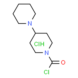 ChemSpider 2D Image | 1-Chlorocarbonyl-4-piperidinopiperidine hydrochloride | C11H20Cl2N2O