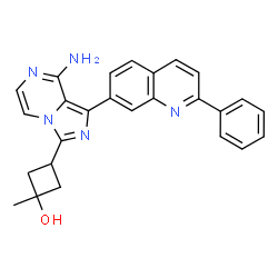 ChemSpider 2D Image | Linsitinib | C26H23N5O