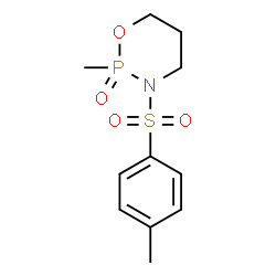 ChemSpider 2D Image | 2-Methyl-3-[(4-methylphenyl)sulfonyl]-1,3,2-oxazaphosphinane 2-oxide | C11H16NO4PS