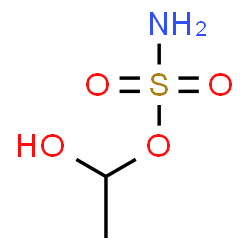 ChemSpider 2D Image | 1-Hydroxyethyl sulfamate | C2H7NO4S