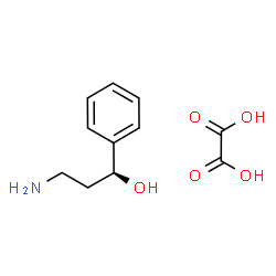 ChemSpider 2D Image | (1S)-3-Amino-1-phenyl-1-propanol ethanedioate (1:1) | C11H15NO5