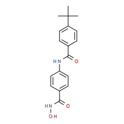 ChemSpider 2D Image | TERT-BUTYLBENZAMIDO HYDROXYLBENZAMIDE | C18H20N2O3