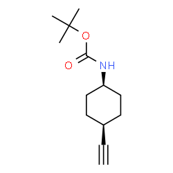 ChemSpider 2D Image | 2-Methyl-2-propanyl (cis-4-ethynylcyclohexyl)carbamate | C13H21NO2