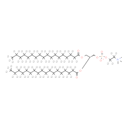 ChemSpider 2D Image | (2R)-2,3-Bis[(~2~H_35_)octadecanoyloxy]propyl 2-(trimethylammonio)(~2~H_4_)ethyl phosphate | C44H14D74NO8P