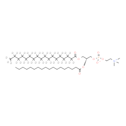 ChemSpider 2D Image | (2R)-3-[(~2~H_35_)Octadecanoyloxy]-2-(stearoyloxy)propyl 2-(trimethylammonio)ethyl phosphate | C44H53D35NO8P