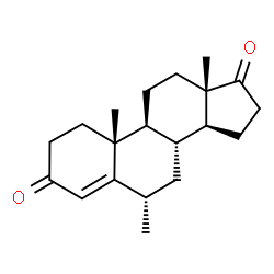 ChemSpider 2D Image | 6?-methylandrostenedione | C20H28O2