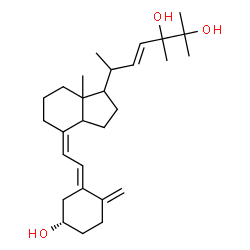 ChemSpider 2D Image | (3S,5E,7Z,22E)-9,10-Secoergosta-5,7,10,22-tetraene-3,24,25-triol | C28H44O3