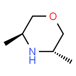 ChemSpider 2D Image | (3S,5S)-3,5-Dimethylmorpholine | C6H13NO
