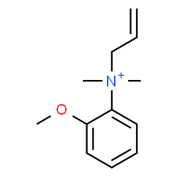 ChemSpider 2D Image | N-Allyl-2-methoxy-N,N-dimethylanilinium | C12H18NO