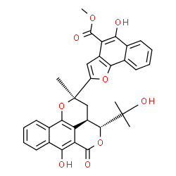 ChemSpider 2D Image | Rubicordifolin | C33H28O9