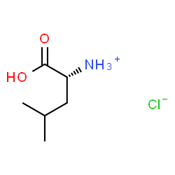 ChemSpider 2D Image | (1R)-1-Carboxy-3-methyl-1-butanaminium chloride | C6H14ClNO2