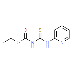 ChemSpider 2D Image | Ethyl (2-pyridinylcarbamothioyl)carbamate | C9H11N3O2S