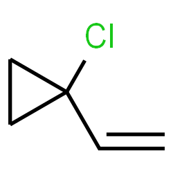 ChemSpider 2D Image | 1-Chloro-1-vinylcyclopropane | C5H7Cl