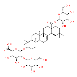 ChemSpider 2D Image | Ginsenoside Ro | C48H76O19