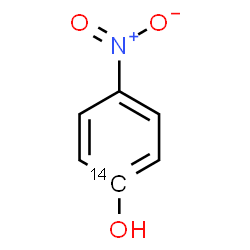 ChemSpider 2D Image | 4-Nitro(1-~14~C)phenol | C514CH5NO3