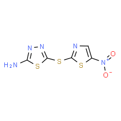 ChemSpider 2D Image | SU 3327 | C5H3N5O2S3