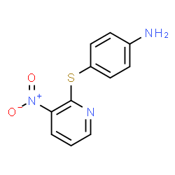 ChemSpider 2D Image | 4-[(3-Nitro-2-pyridinyl)sulfanyl]aniline | C11H9N3O2S