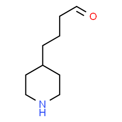 ChemSpider 2D Image | 4-PIPERIDIN-4-YLBUTANAL | C9H17NO