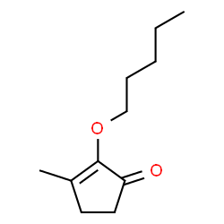 ChemSpider 2D Image | 3-Methyl-2-(pentyloxy)-2-cyclopenten-1-one | C11H18O2