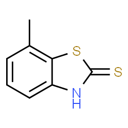 ChemSpider 2D Image | 7-Methylbenzo[d]thiazole-2-thiol | C8H7NS2