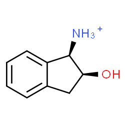 ChemSpider 2D Image | (1R,2S)-2-Hydroxy-1-indanaminium | C9H12NO
