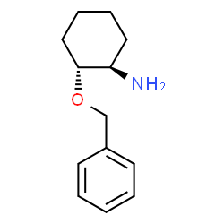 ChemSpider 2D Image | (1R,2R)-2-(Benzyloxy)cyclohexanamine | C13H19NO