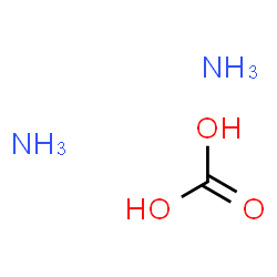 ChemSpider 2D Image | Ammonium carbonate | CH8N2O3