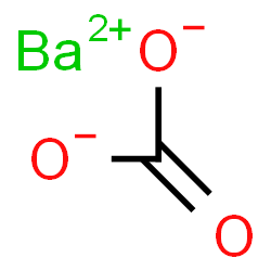 ChemSpider 2D Image | Barium carbonate | CBaO3