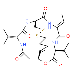 ChemSpider 2D Image | Romidepsin | C24H36N4O6S2