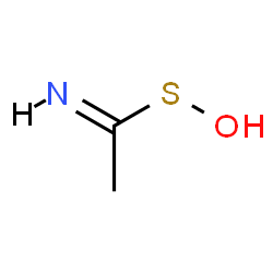 ChemSpider 2D Image | (1E)-1-(Hydroxysulfanyl)ethanimine | C2H5NOS