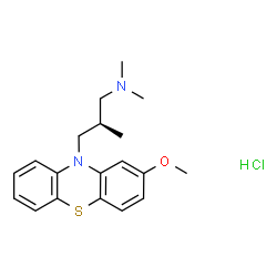 ChemSpider 2D Image | Levomepromazine hydrochloride | C19H25ClN2OS