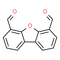 ChemSpider 2D Image | Dibenzo[b,d]furan-4,6-dicarbaldehyde | C14H8O3