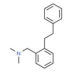 ChemSpider 2D Image | N,N-Dimethyl-1-[2-(2-phenylethyl)phenyl]methanamine | C17H21N