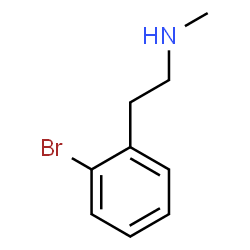 ChemSpider 2D Image | 2-(2-Bromophenyl)-N-methylethanamine | C9H12BrN