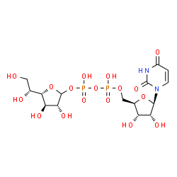 ChemSpider 2D Image | UDP-D-galactofuranose | C15H24N2O17P2