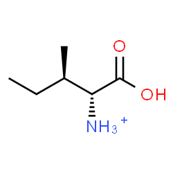 ChemSpider 2D Image | (1R,2R)-1-Carboxy-2-methyl-1-butanaminium | C6H14NO2